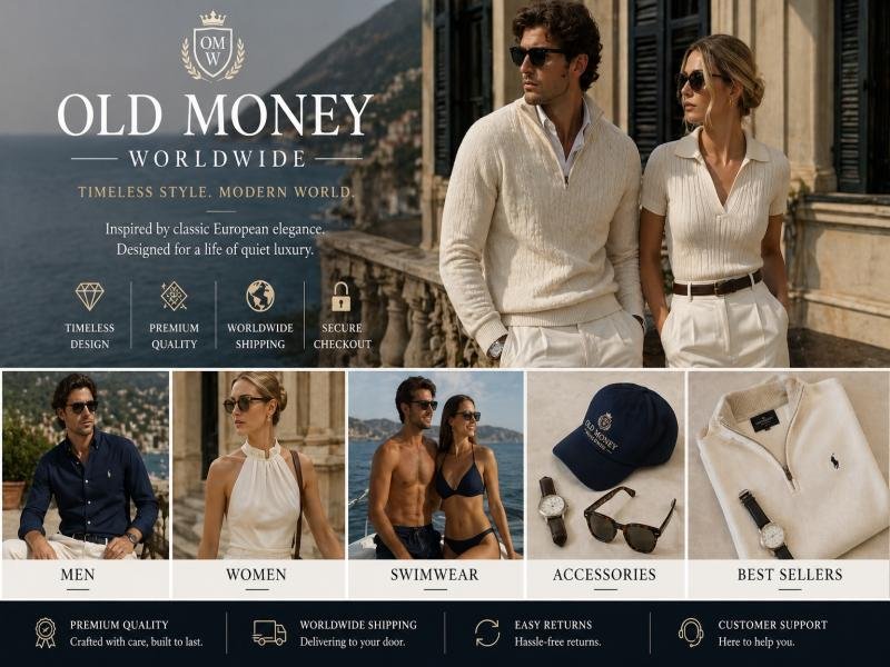 Old Money Worldwide and the Rise of Timeless Fashion Aesthetics in Modern Apparel